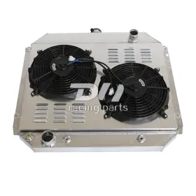 12ftftfan Dh Racing Parts 748958391220 3-row Radiator Shroud For 1966-1979 Ford Bronco F100 F150 F250 F350 V8at
