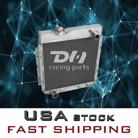 Dh Racing Parts 764938979981 Radiator For 1965-66 Ford Mustang/1960-65 Falcon Mercury Comet At Aluminum 4 Row