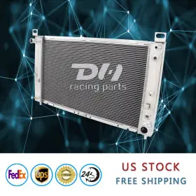 Dh Racing Parts 782160047261 Aluminum Radiator For 1999-2013 Chevrolet Silverado 1500/2500 4.8l 5.3l 6.0l