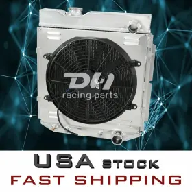 3rows Dh Racing Parts 782160970040 Radiator Shroud Slim Fan For 64-1966 Ford Mustang Falcon 260 289 V8