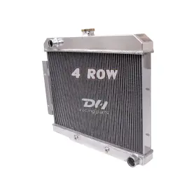 Dh Racing Parts 782160970170 4 Rows Aluminum Radiator For 1972-1986 Jeep Cj5 Cj6 Cj7 2.2-5.0l Chevy Engines