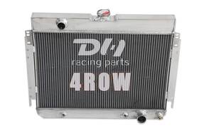 Dh Racing Parts 782160970262 For 63-68 Chevy Impala/bel Air/caprice/biscayne 64-67 Chevelle V8 4 Row Radiator