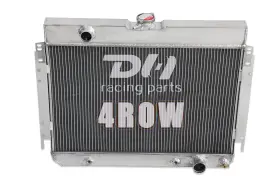 Dh Racing Parts 782160970262 For 63-68 Chevy Impala/bel Air/caprice/biscayne 64-67 Chevelle V8 4 Row Radiator
