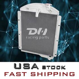 Dh Racing Parts 782160970415 3 Row Aluminum Radiator For 1941-46 45 43 Chevy Bk/ck/dj/dp/dr/ds/truck 3.8l L6