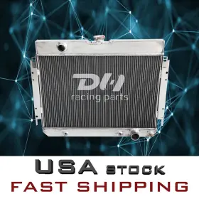 Dh Racing Parts 782160970491 3 Row Allaluminum Radiator For 1963-1968 Chevy Impala L6 V8 /1964-1967 Ei Camino