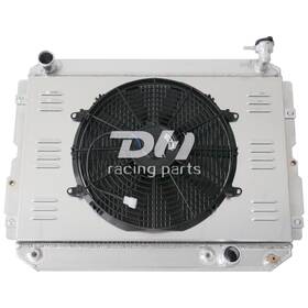 Dh Racing Parts Cu1213 Dpi1213 Q1213 3rows Radiator Shroud Fan For 1981-90 Toyota Land Cruiser Fj65 Fj60 4.0l 4.2l L6