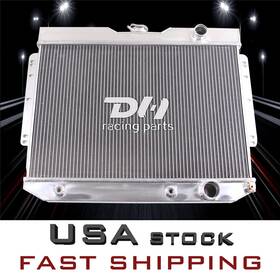 Dh Racing Parts Dhr281 3row Aluminum Radiator For 1959-1963 Chevy Impala/1960-1965 Biscayne Cu281