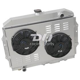 Dh Racing Parts Dhr407 3row Radiator Shroud Fan Fit 1968-74 Amc Ambassador Matador Javelin Rebel At