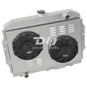 Dhr407 Dh Racing Parts 3row Radiator Shroud Fan Fit 1968-74 Amc Ambassador Matador Javelin Rebel At