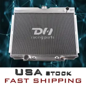 Dpi379 Dh Racing Parts 3row Aluminum Radiator Fit 1967-1970 Ford Mustang Cougar Falcon 2.8l-7.0l V8#379