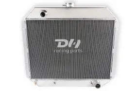Dpi433ch Dh Racing Parts Aluminum Radiator For 1966-1979 Ford F-100 150 250 350 Bronco Pickup L6 V8 4 Row