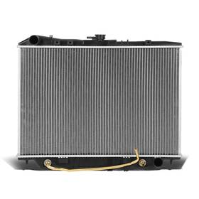 Dna Motoring Oem-ra-1571 Aluminum Cooling Radiator 24-5/16 X 16-3/4 1-1/4 1-1/2 Inlet Outlet
