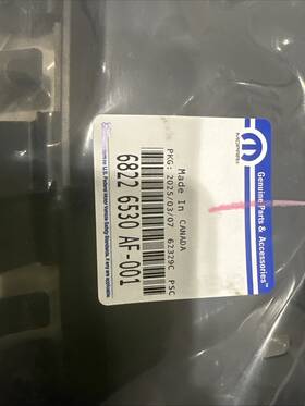 Dodge 751300256566 Oe Upper Radiator Support Cover For Charger 4-door 2015-2023 68226530af