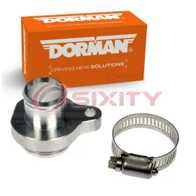Sx-7009 Dorman - Oe Solutions Engine Coolant Hose Flange Kit For 2008-2019 Bmw X6 3.0l L6 Belts Wh