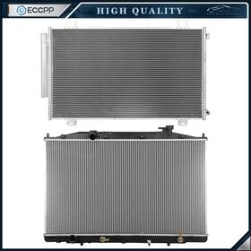 Eccpp E848105cp Automotive Aluminum Radiator And Ac Condenser Cooling Kit For 2018 Honda Odyssey