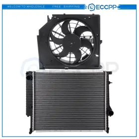 Ec83767901cp Eccpp Electric Radiator Cooling Fan Kit For 1999 Bmw 323i 328i