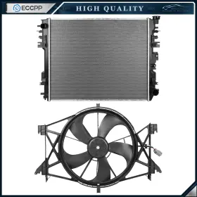 Ec84827101cp Eccpp Electric Engine Radiator Cooling Fan Kit For 2011-2018 Ram 1500 2013 3500