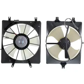 12741493 Evan-fischer Radiator Cooling Fan And A/c Condenser Set For 2004-2008 Acura Tl Single