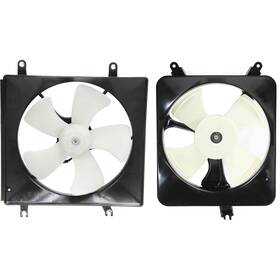 Evan-fischer 13878876 Radiator Cooling Fan And A/c Condenser For 1994-1997 Honda Accord