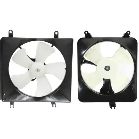 13878876 Evan-fischer Radiator Cooling Fan And A/c Condenser For 1994-1997 Honda Accord