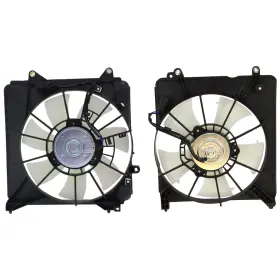 14514353 Evan-fischer Radiator Cooling Fan With A/c Condenser For 2010-13 Honda Insight 4cyl Lh And Rh