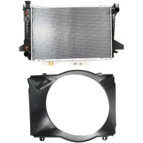 15023171 Evan-fischer Radiator Kit For 1987-93 Ford F-150 F-250 F-350 Bronco Standard Duty Fan Shroud