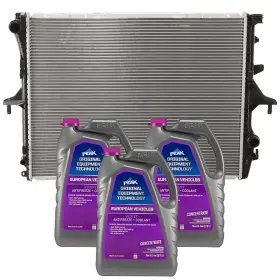 17794272 Evan-fischer Radiator Set For Vw Audi Q7 Porsche Cayenne Volkswagen Touareg 2004-2009 Pair