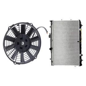 12834354 Everpartstorecs Cooling Fan And Radiator Kit Fit For 2004-2009 Kia Spectra 2.0l