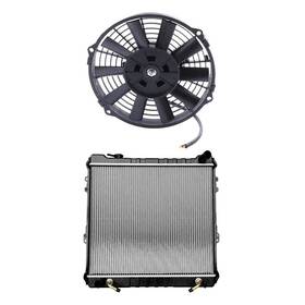 Everpartstorecs 12834376 Cooling Fan And Radiator Kit Fit For 1989-1995 Toyota 4runner 3.0l