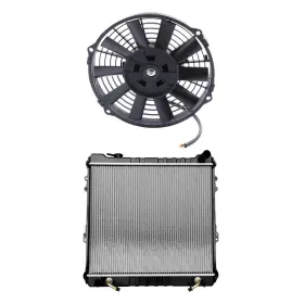12834376 Everpartstorecs Cooling Fan And Radiator Kit Fit For 1989-1995 Toyota 4runner 3.0l