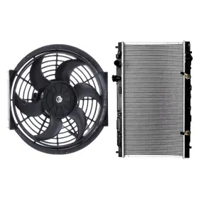 12834391 Everpartstorecs Cooling Fan And Radiator Kit Fit For 1994-1995 1999 Acura Integra 1.8l