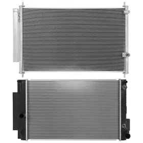 12834473 Everpartstorecs Aluminum Radiator And Ac Condenser Cooling Kit For Scion Xb 2008-2015