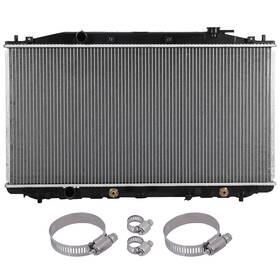 Everpartstorecs 12875637 Radiator Without Il Hose Clamps Kit For 2008-12 Honda Accord 12-2015 Crosstour