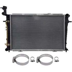 12875638 Everpartstorecs Radiator Without Il Hose Clamps Kit For 2005-09 Hyundai Tucson 2005-10 Kia Sportage