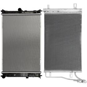 Everpartstorecs 12875771 Aluminum Radiator And Condenser Cooling Kit For 2011-12 Ford Fusion Lincoln Mkz