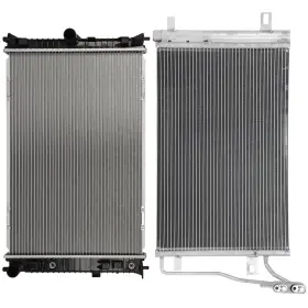 12875771 Everpartstorecs Aluminum Radiator And Condenser Cooling Kit For 2011-12 Ford Fusion Lincoln Mkz