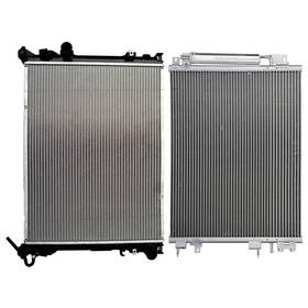 Everpartstorecs 12898289 Aluminum Radiator And Ac Condenser Cooling Kit For 2009 Chrysler 300 2.7l 2010