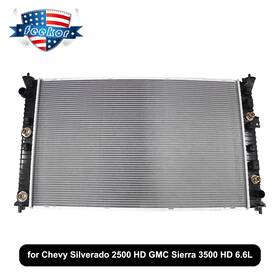 Feekor Gm3010625 Radiator With Trans Oil Cooler For Chevrolet Silverado 2500 Hd 2020-2021 V8 6.6l