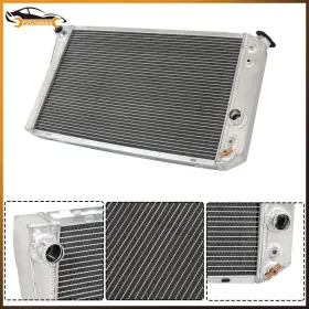Firc4190620ss Firchassis For 82-02 Chevy S10 Blazer V8 84-90 Corvette 3 Row Aluminum Racing Radiator
