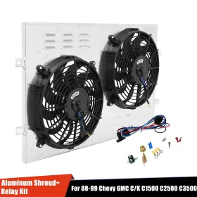 An67348 First.racing Radiator Fan Shroud Relay Kit For 1988-99 Chevy Truck Gmc C/k C1500 C2500 C3500