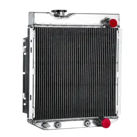 02ara8208asl Fongoff 4 Row Radiator For 1960-66 Ford Mustang Falcon/mercury Comet 2.4l 2.8l 3.3l V8