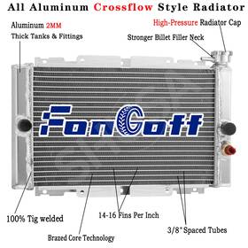 Fongoff 19600-115-0000 Aluminum Radiator For Utv Msu 700 500 Hisun Massimo Bennche Us