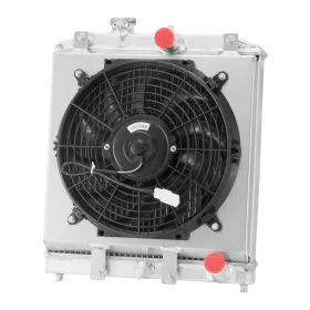2274 Fongoff Radiator Shroud Fan For 1992-2000 Honda Civic D15 D16 Ek Eg Acura Integra 3 Row