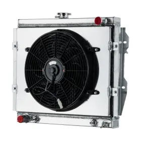 536-51337fs-dp Fongoff For 1984-1995 Toyota Pickup 4 Runner 2.4l Aluminum 3 Rows Radiator Shroud Fan