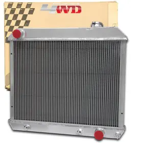 8010284 Fongoff 4 Row Aluminum Radiator For 1963-1966 Chevy C10 C20 C30 K10 K20 Truck 4.8l 5.4l