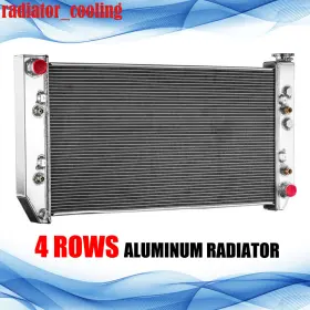 850cbr Fongoff 4 Row Core Radiator For 1982-1986 Chevy C10 C20 C30 K10 K20 Pickup Suburban 6.2l