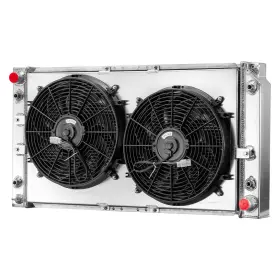 Dpi1517 Fongoff 3core Radiator Shroud Fan For 1994-96 Chevy Caprice Impala Cadillac Fleetwood