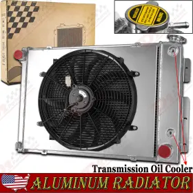 Dpi370 Fongoff 3 Row Radiator Shroud Fan For 1967-1969 Chevy Pontiac Camaro Firebird Big Block