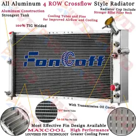 Gm3010106 Fongoff 4 Row Radiator For 97-99 Buick Century Regal / 97-03 Pontiac Grand Prix Montana Gm3010106 Fongoff 4 Row Radiator For 97-99 Buick Century Regal / 97-03 Pontiac Grand Prix Montana