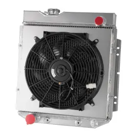 Ra1191 Fongoff 4 Row Radiator Shroud Fan For Ford 1960-1965 Falcon 1965-1966 Mustang Usa